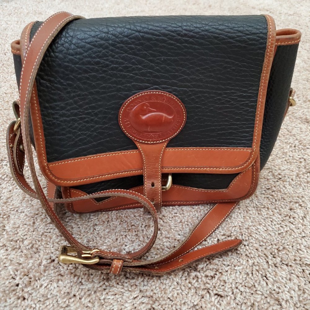 Vintage Dooney & Bourke Women's All Weather Leather Crossbody Bag